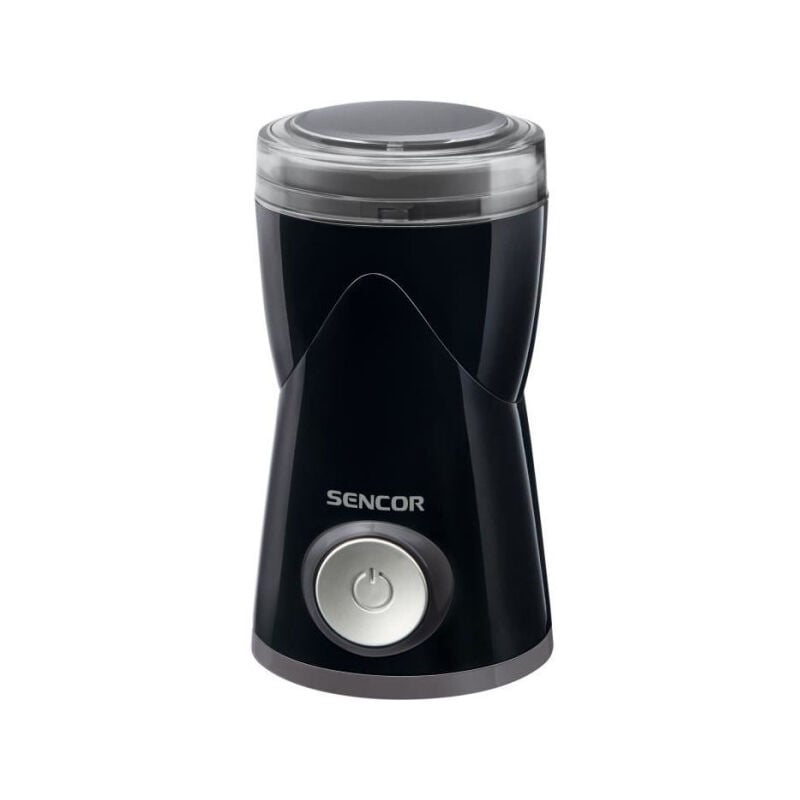 Moulin a Cafe - Cafetiere électrique Sencor scg 1050BK - 150 w - Capacité de 50 g - Finesse du café moulu réglable - Noir