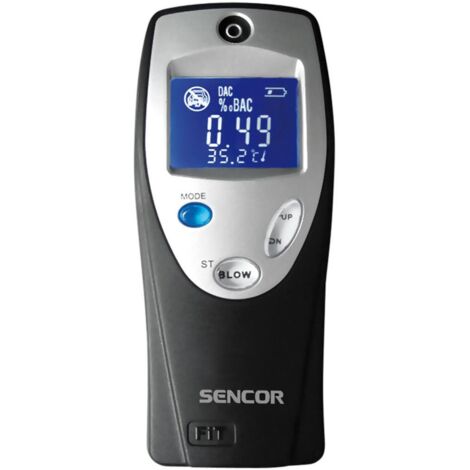 Sencor SCA BA02 alcohol testers 0,2 - 1,5% 0,2% Nero, Argento