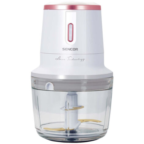Sencor SCB 9000WH Elektrischer Essenszerkleinerer 0,5 l Pink, Weiß