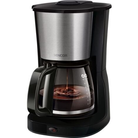 Sencor SCE 3050SS cafetière noire 1,25 litre 1000 W