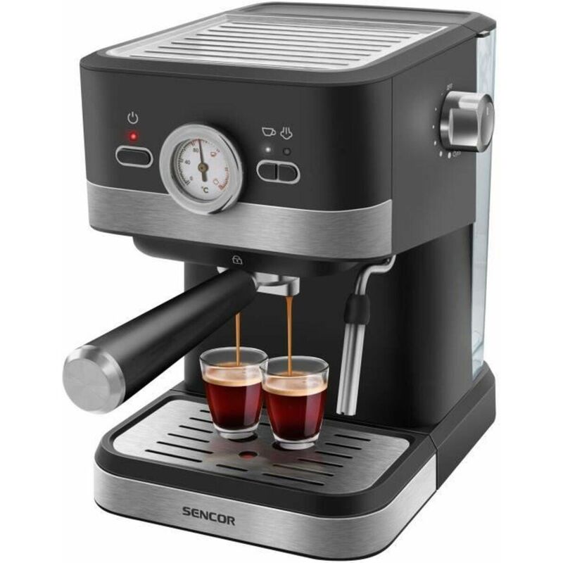 Sencor SES 1721BK Máquina de café negra 20 bares 1050 W