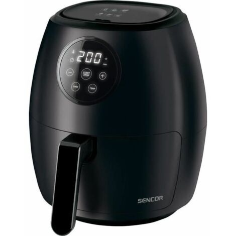 Sencor SFR 5030BK Einzel-Fritteuse 3,5 L Selbstversorger 1300 W Heißluftfritteuse Schwarz