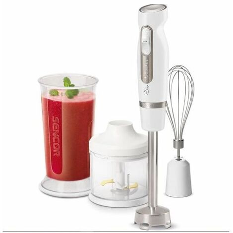 Bianco PC Esperanza EKM001R Frullatore a immersione Frappè 250W Rosso 