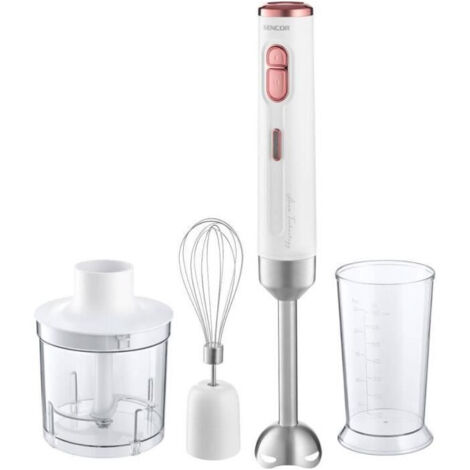 Sencor SHB 9000WH Frullatore ad immersione Rosa, Bianco