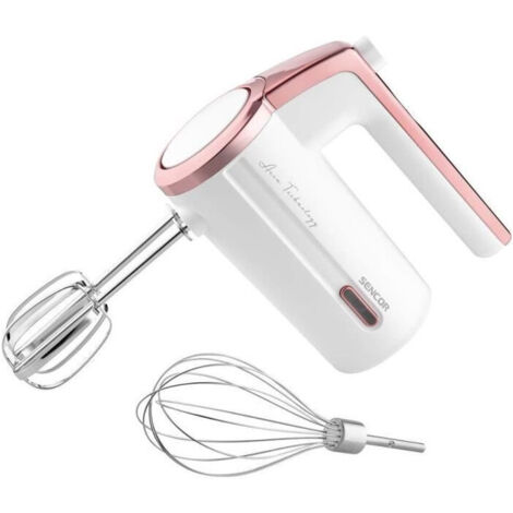 Sencor SHM 9000WH Sbattitore Manuale 50 W Rosa Bianco