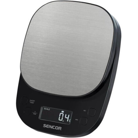 Sencor SKS 0804BK balance de cuisine noire compacte