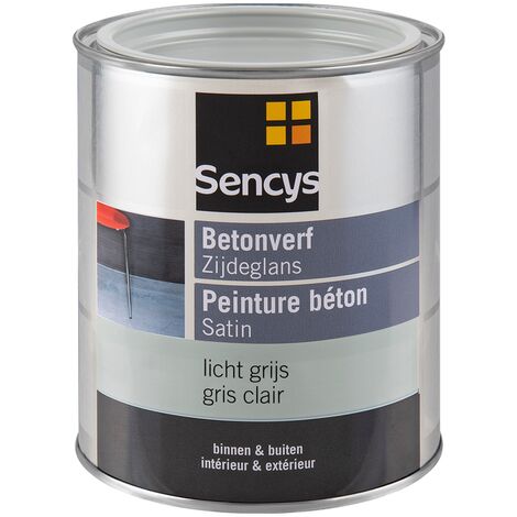 Sencys Betonhalbglanzlackfarben Lehm 750ml - Satin Ton
