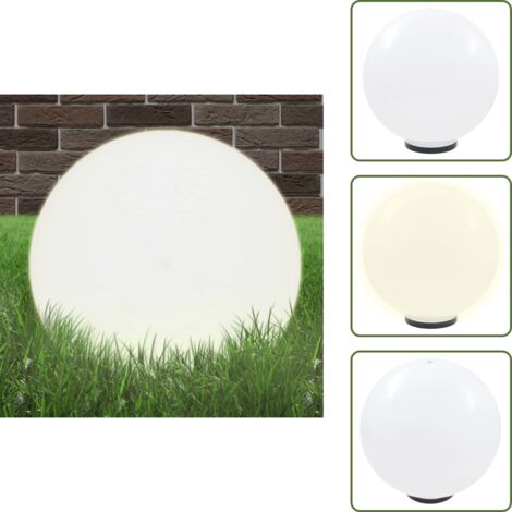 Sendero - vidaXL Lámpara de bola LED esférica 50 cm PMMA - Patio