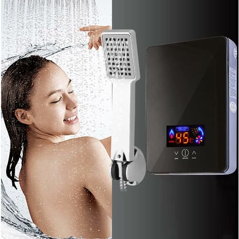 Senderpick – Chauffe-eau instantané électrique 6,5 kW 220V – Température réglable 30-55℃ – Design compact en acier inoxydable – Installation facile