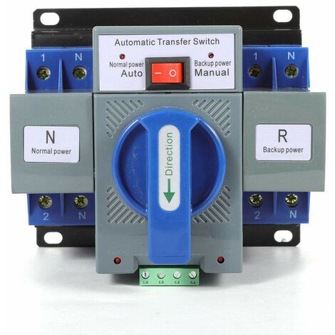 Senderpick – Commutateur automatique 2P 63A – Tension 220V – Indice de protection IP63 – Temps de conversion ≤ 2S – Pour systèmes électriques critiques
