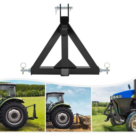 Senderpick – Dispositif d'attelage pour tracteurs compacts – Acier haute résistance – Broche de levage catégorie 1 – Installation rapide sans perçage