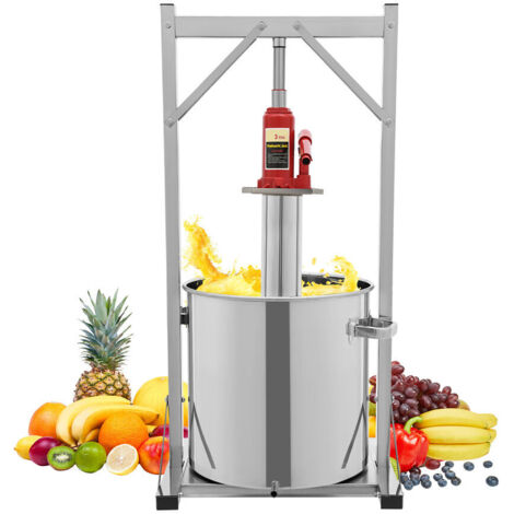 Senderpick – Extracteur de presse hydraulique en acier inoxydable – Capacité 36L – Pression max 3T – Conception compacte pour usage pro