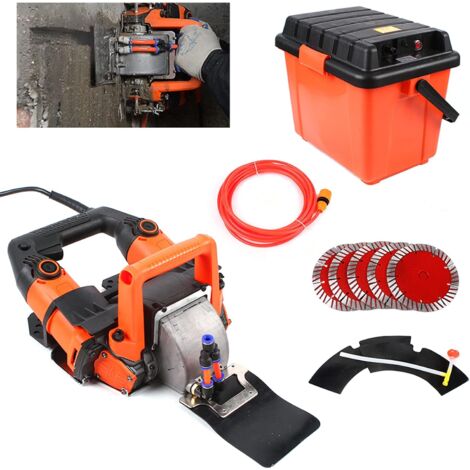 Senderpick – Fraiseuse de mur 5200 W – Technologie d'excavation au laser – Profondeur de coupe 45 mm – Largeur de coupe 72 mm – Pour béton et granit