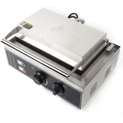 Senderpick – Gaufrier électrique 220V pour 6 gaufres – Surface antiadhésive – Cuisson rapide en 5 minutes – Usage commercial et domestique