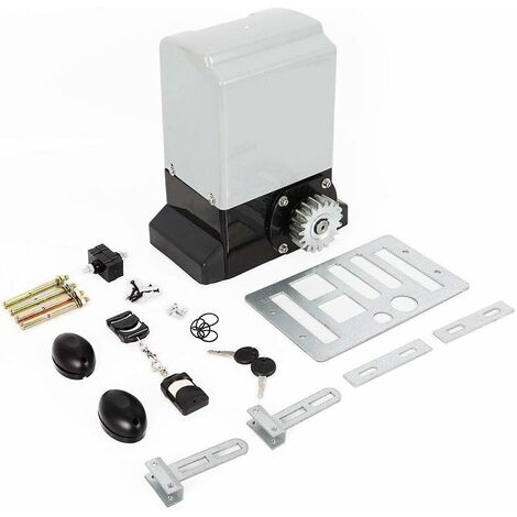 Senderpick – Kit de motorisation de portail coulissant 370 W – Charge maximale 600 kg – Vitesse 12 m/min – Étanchéité IP44
