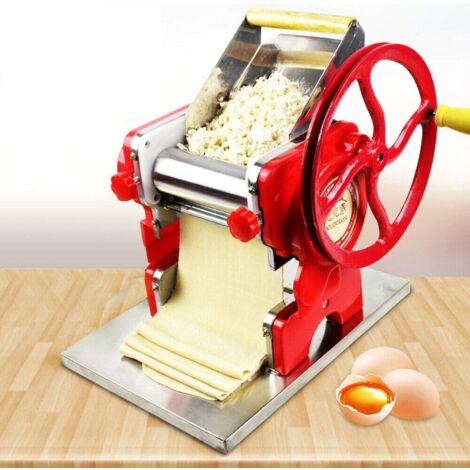 Senderpick – Machine à pâtes multifonctionnelle – Épaisseur ajustable 0,5-5 mm – Corps en fer et acier inoxydable – Pour usage commercial et domestique