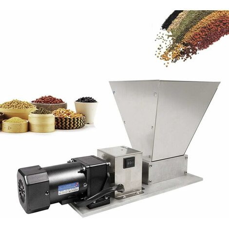 Senderpick – Moulin à grains électrique réglable 220V 40W – Rouleaux en acier inoxydable – Débit 13-22 lbs/min – Capacité trémie 5 kg