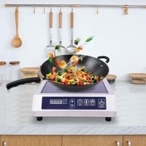 Senderpick – Plaque à induction digitale 3500W – 13 vitesses – Dimensions 443 x 355 x 110 mm – Acier inoxydable étanche – Ventilation rapide - cuisson13