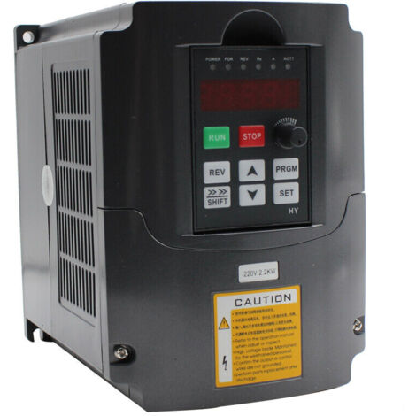 Senderpick – Variateur de fréquence 2.2KW 220V 3HP – Contrôle PID précis – Protection contre courts-circuits – Pour moteurs électriques silencieux
