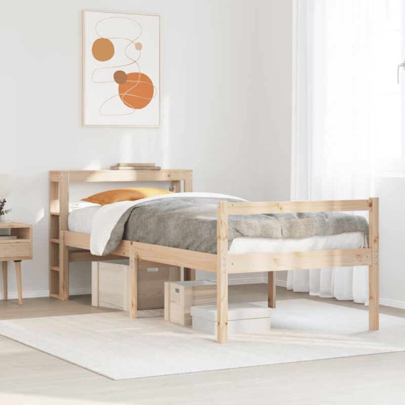 Senior Bed With Headboard Without Mattress 90x190 Cm Single Vidaxl