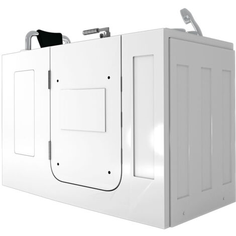 Senioren Sitzbadewanne Sitzwanne Badewanne mit Tür Pool S07-A-L 140cm