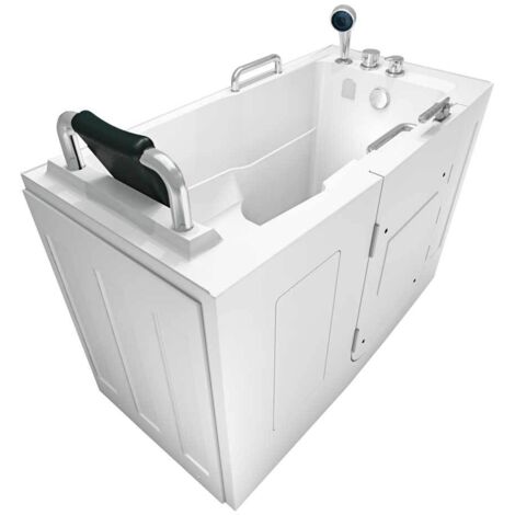 Senioren Sitzbadewanne Sitzwanne Badewanne mit Tür Pool S07-C-L 140cm