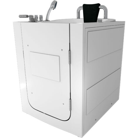 Senioren Wanne Sitzbadewanne Sitzwanne Whirlpool mit Tür Pool S10-TH-WP