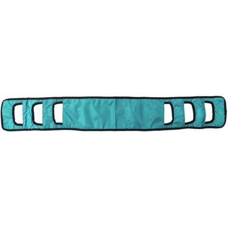 Seniors Bed Transfer Sling Labor Saving Widened Breathable Elderly Lift Turning Belt with Padded Handle for Patient Green
