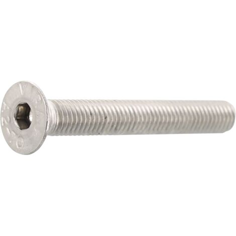 Senkschrauben M12x20 Senkkopfschrauben mit Innensechskant, Edelstahl A2 - 50 Stück