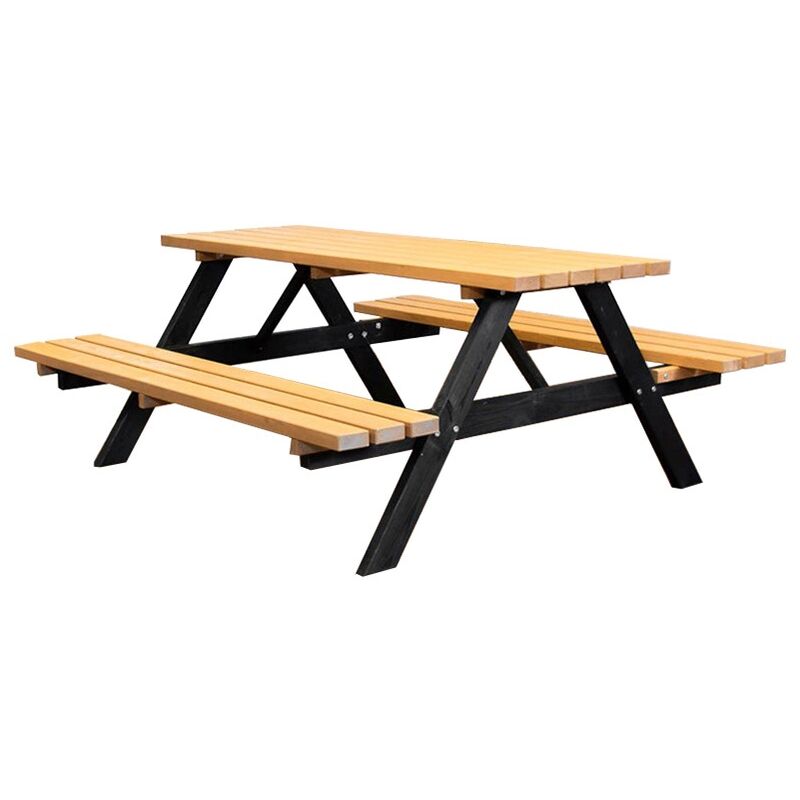 Vivol - SenS-Line Jack table de pique-nique / banc de pique-nique - Pin - 180 cm - Brun
