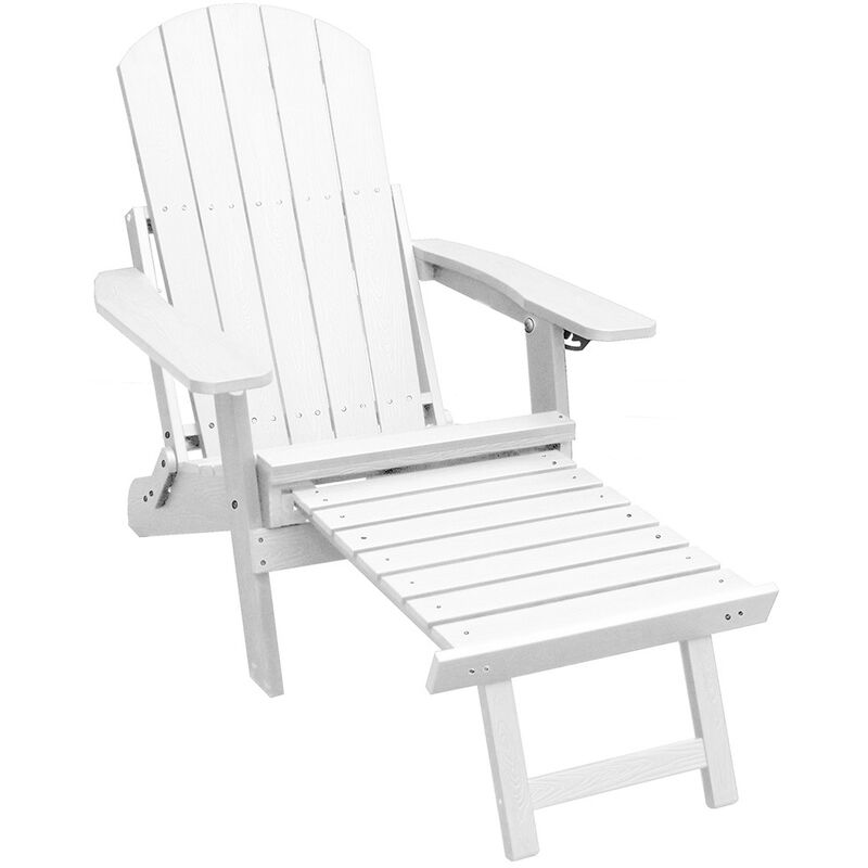 Vivol - SenS-Line Montreal relax chaise de jardin - plastique hips - Blanc