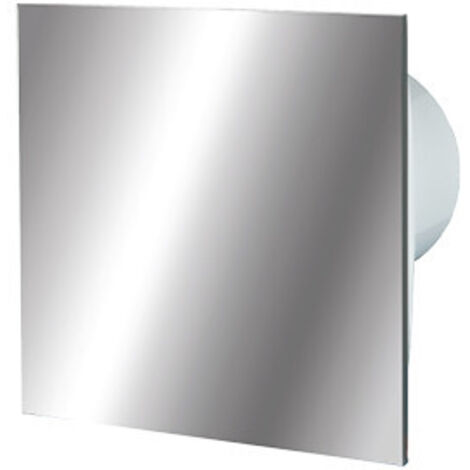 SENSATION 100 KTH aérateur avec façade chromé pour mur ou plafond D100 avec clapet anti-retour ,timer et hygrosta NATHER 587448