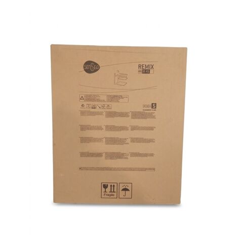 SENSEA - Habillage porte pour meuble sous-vasque - Gamme REMIX - 57.7 x 45 cm - Panneau de particules et PVC - Réf 46 R 45 - EAN 3276006220378 - Fabrication italienne - Sans vis ni chevilles de fixati