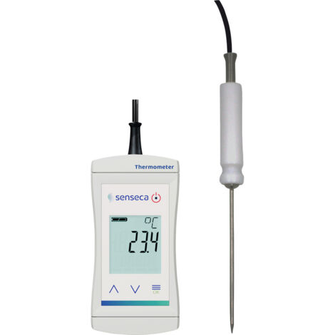 Senseca  Alarmthermometer   Fühler-Typ Pt1000 IP65, sekundenschnell, HACCP-konform
