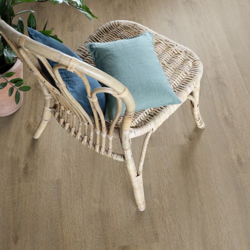 Lame de sol pvc clipsable effet bois lumber fauve Gerflor 1.93 m²