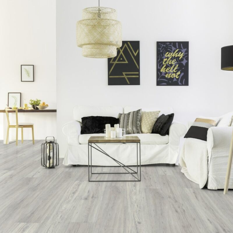 Lame de sol PVC clipsable effet bois cashew clear GERFLOR - 1.93 m²