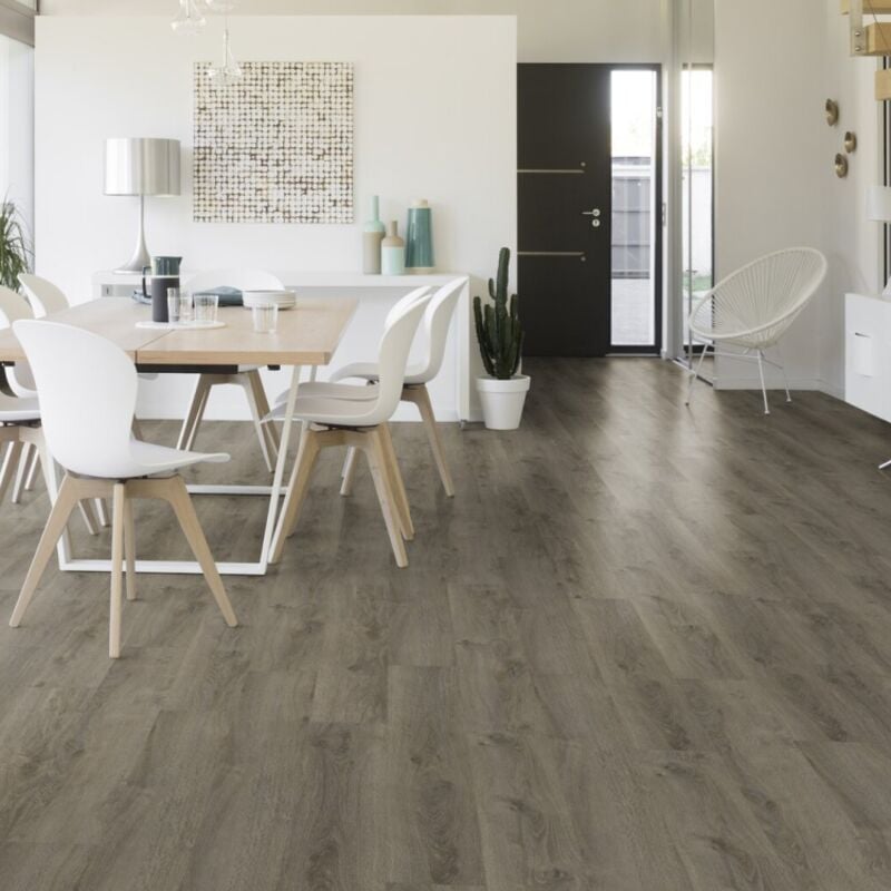 Lame de sol PVC clipsable effet bois lumber taupe GERFLOR - 1.93 m²