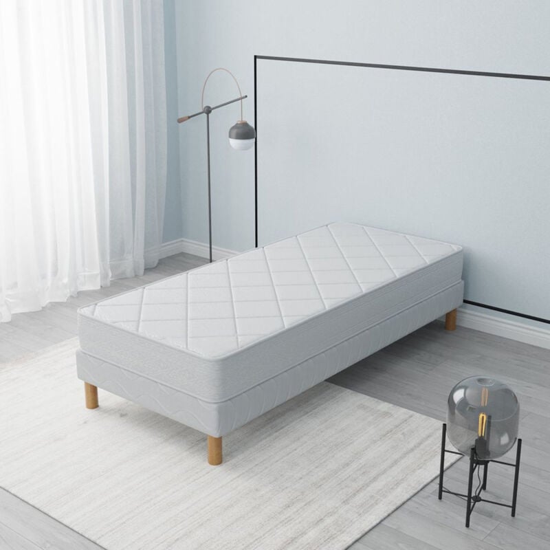 Ensemble 120x200 senso Sommier + Matelas Hauteur 17cm