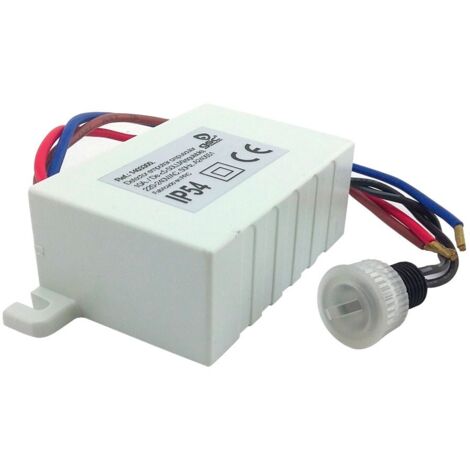 Sensor Crepuscular para empotrar