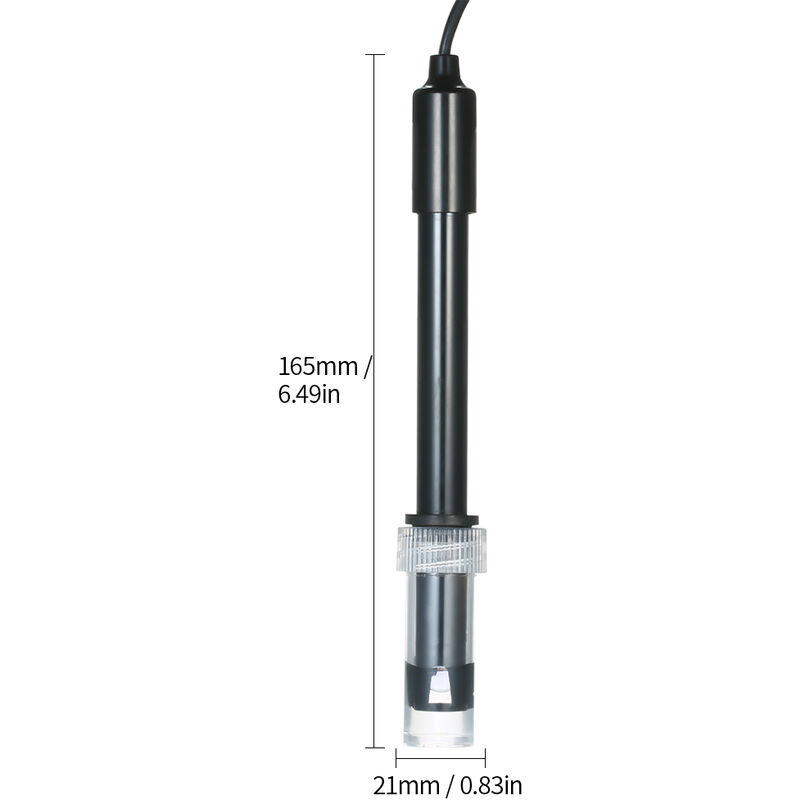 

Happyshopping - Sensor de electrodo de pH tipo boligrafo, sonda de conector BNC, electrodo compuesto de pH E-201, sonda de medidor de pH E-201C,