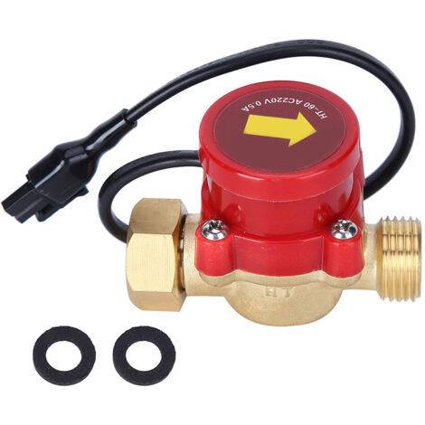 Sensor de flujo de bomba de agua, interruptor de control de presión automático HT-60 4-4 60W G1/2 pulgada