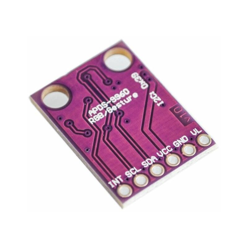 

Sensor de gestos infrarrojo RGB, GY-9960-3.3 APDS-9960 Reconocimiento de dirección de movimiento Módulo de reconocimiento de color Módulo de sensor