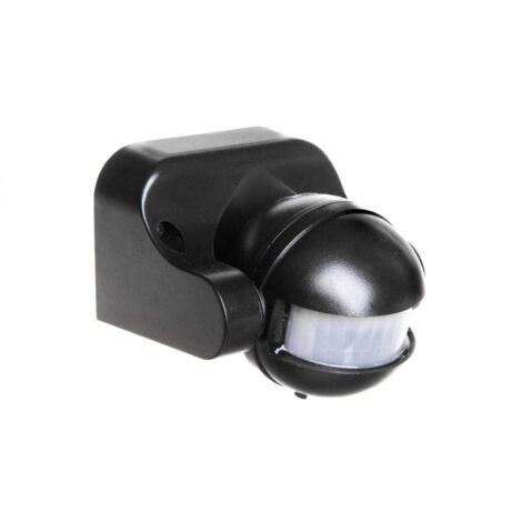 Sensor de movimiento 1200W 180 grados IP44 negro ORCR201B