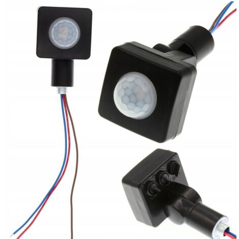 Sensor de movimiento crepuscular PIR para lámparas halógenas