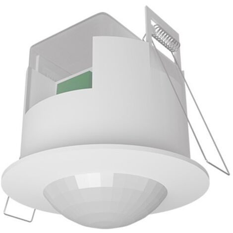 Sensor de Movimiento Infrarrojo Empotrable  Detección 360º hasta 6M