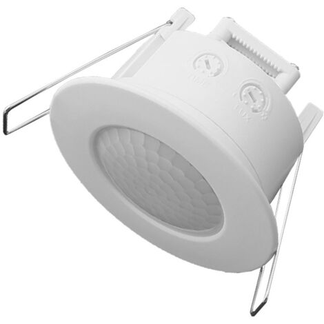 Sensor de Movimiento Infrarrojos Empotrable IP65  Detección 360º hasta 8M