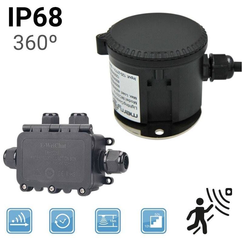 

Sensor de movimiento Merrytek Control 1-10V MC054V