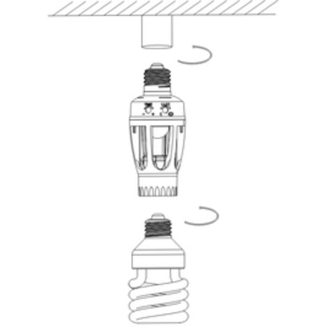 Sensor de movimiento para bombillas E-27 Electro Dh 60.256 8430552140176