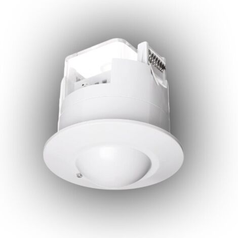 Sensor de movimiento para microondas, blanco, 360 grados, 1200 W, 8 metros, IP20 - E+CR-M2/OS