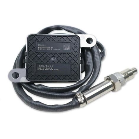 Sensor de NOx (óxido de nitrógeno) 12676706 para Chevy Silverado y GMC Sierra 2500 y 3500 (2017-2019, motor de 6.6L)